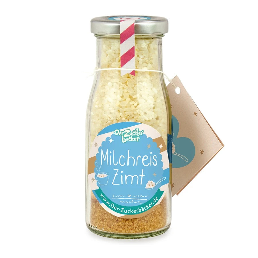 DIY fles – Rijstpap met kaneel en suiker