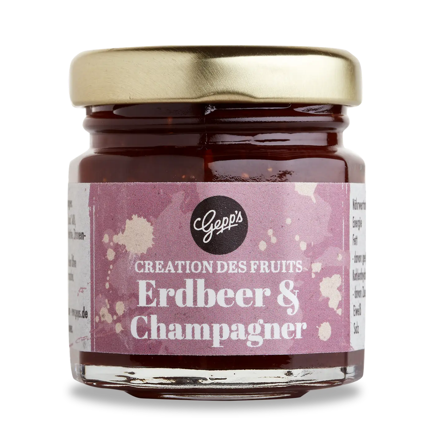 Fruitspread aardbei en champagne