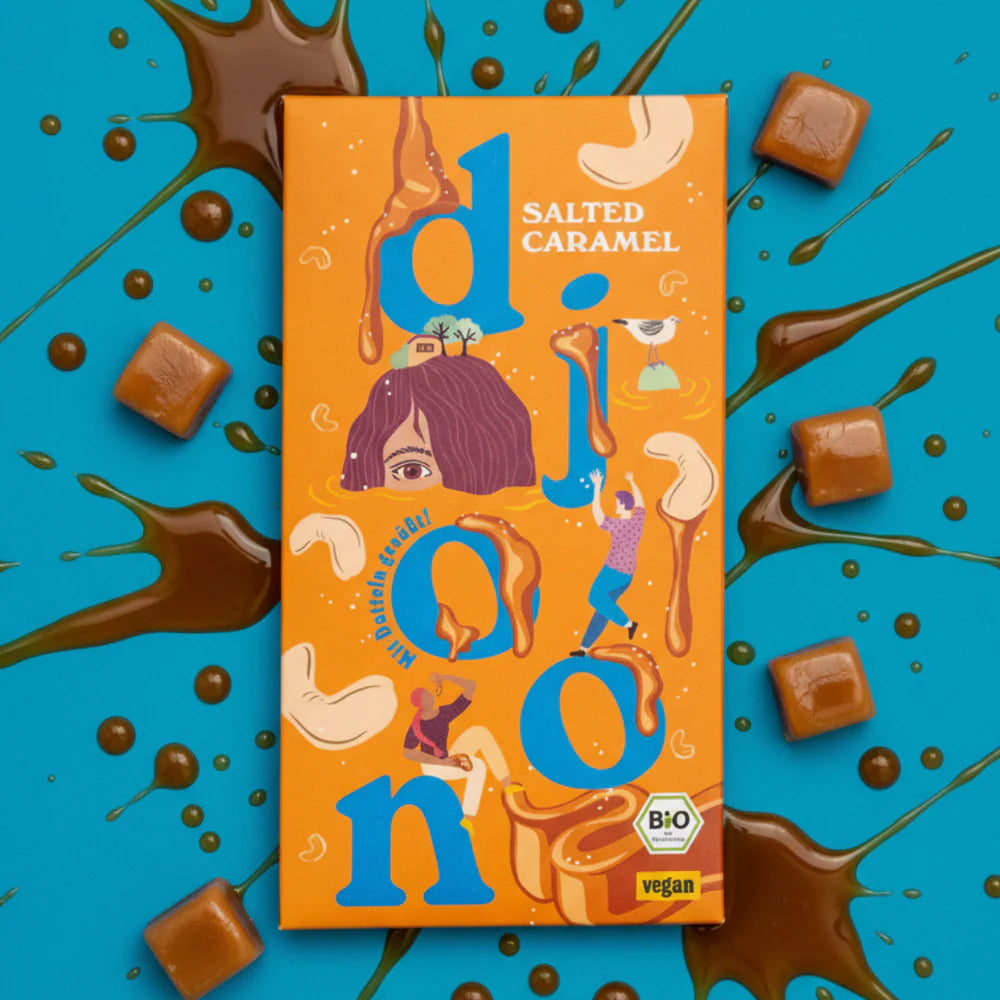 Dadels chocolade: Gezouten karamel (Biologisch)