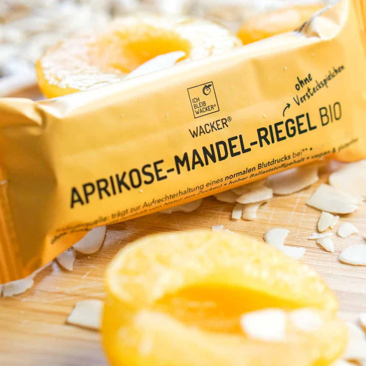 Abrikoos-amandel reep biologisch