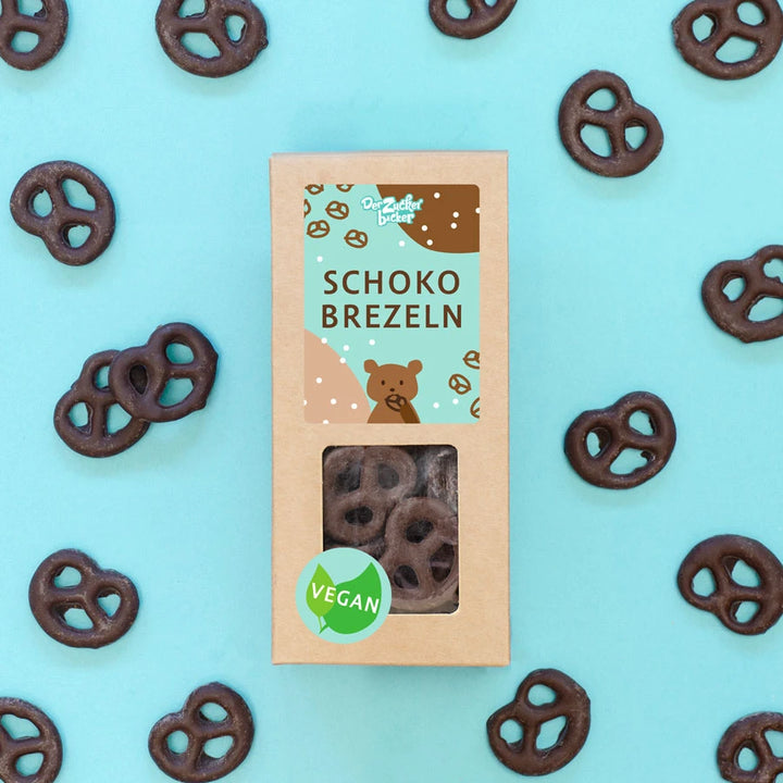 Vegan chocolade-zoutpretzels