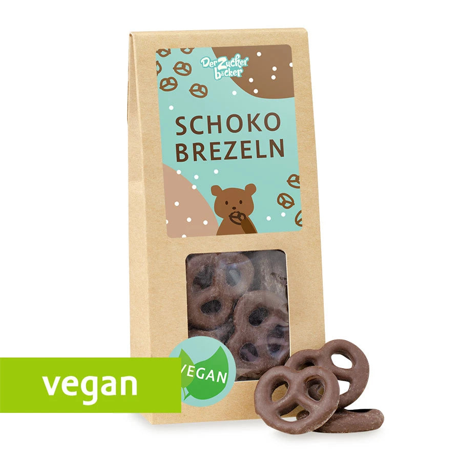 Vegan chocolade-zoutpretzels
