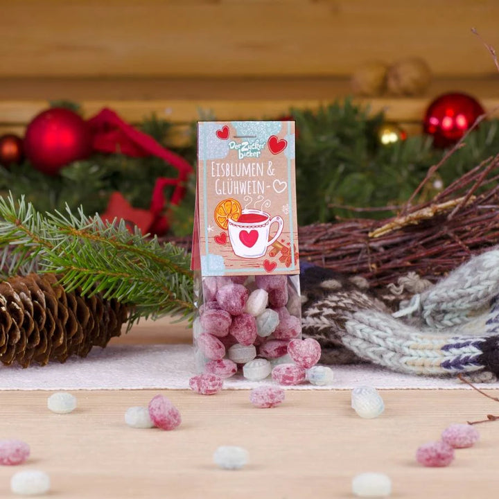 IJsbloemen en glühwein harten
