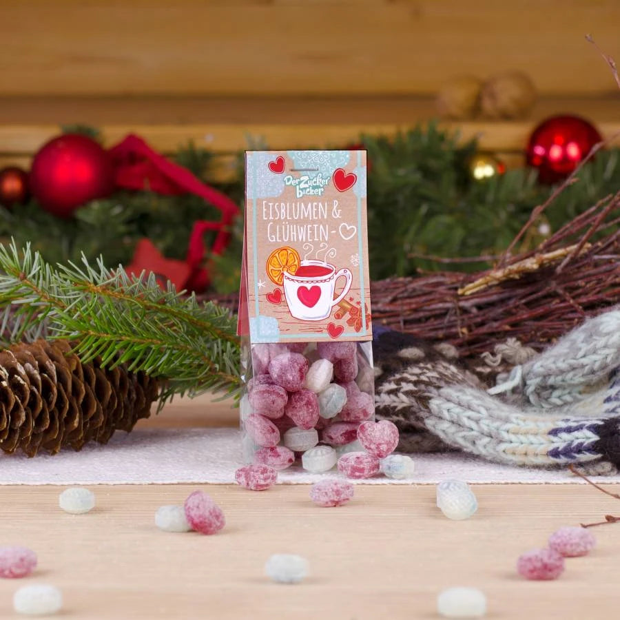 IJsbloemen en glühwein harten