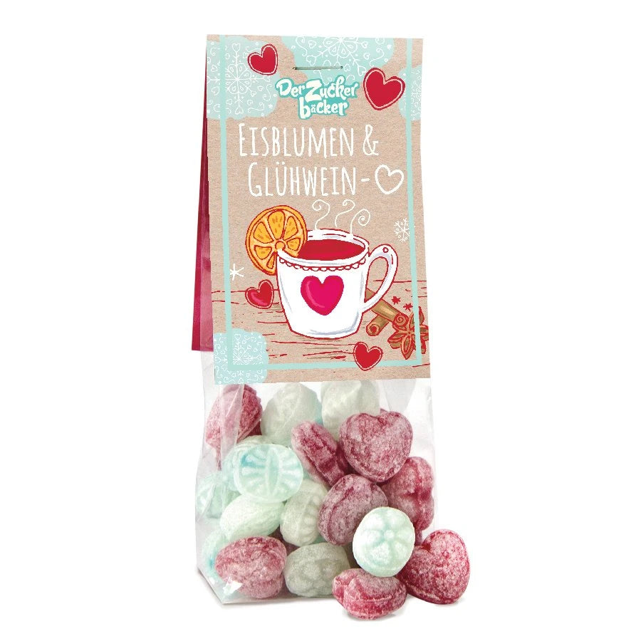 IJsbloemen en glühwein harten