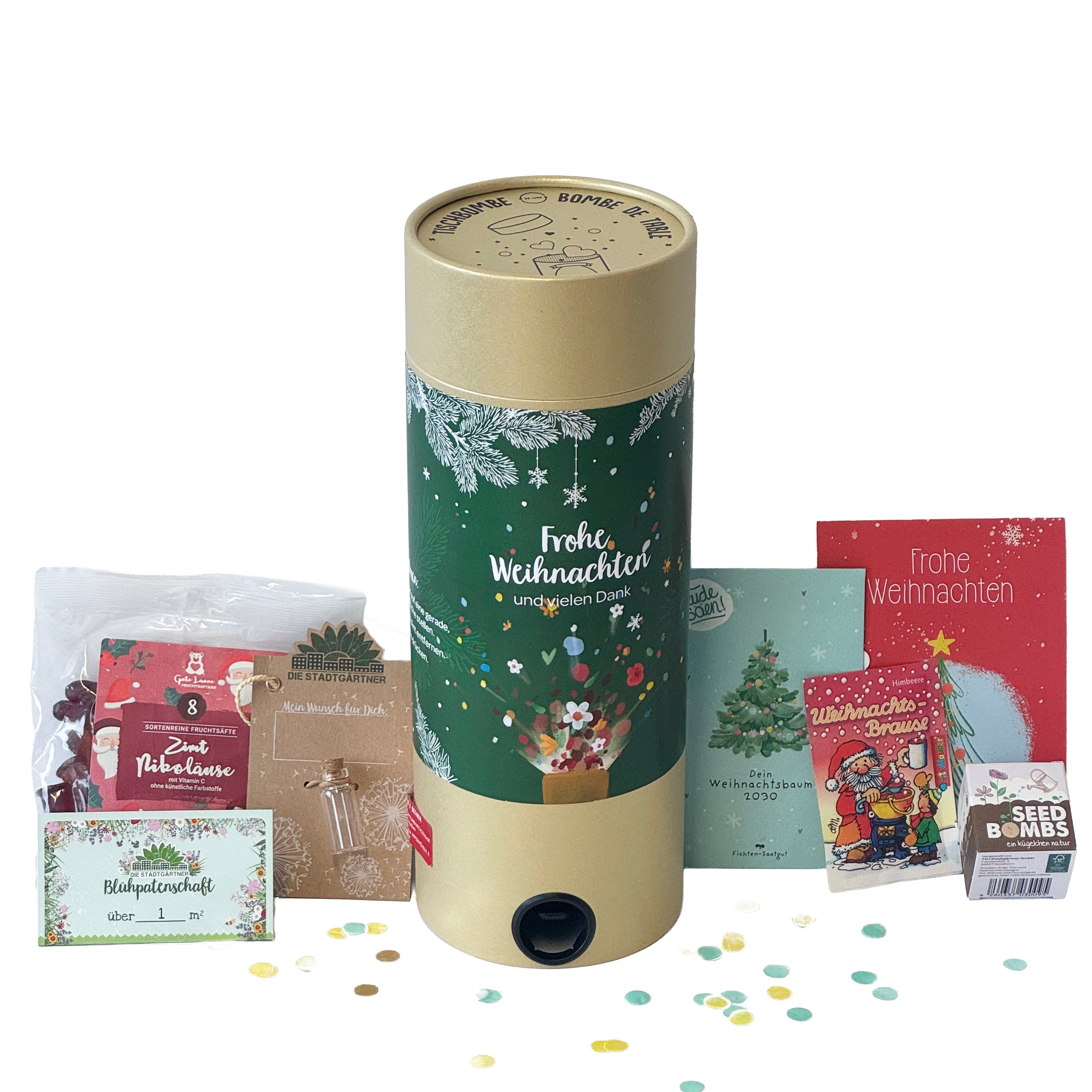 Tafelbom - Knaleffect voor kerst