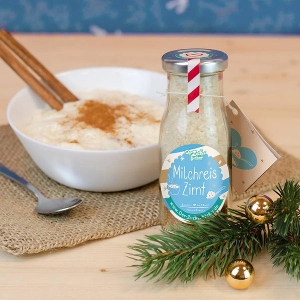 DIY fles – Rijstpap met kaneel en suiker