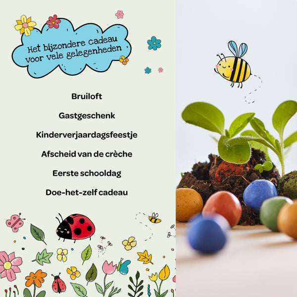 Bloemenknikkers als uitdeelcadeautje