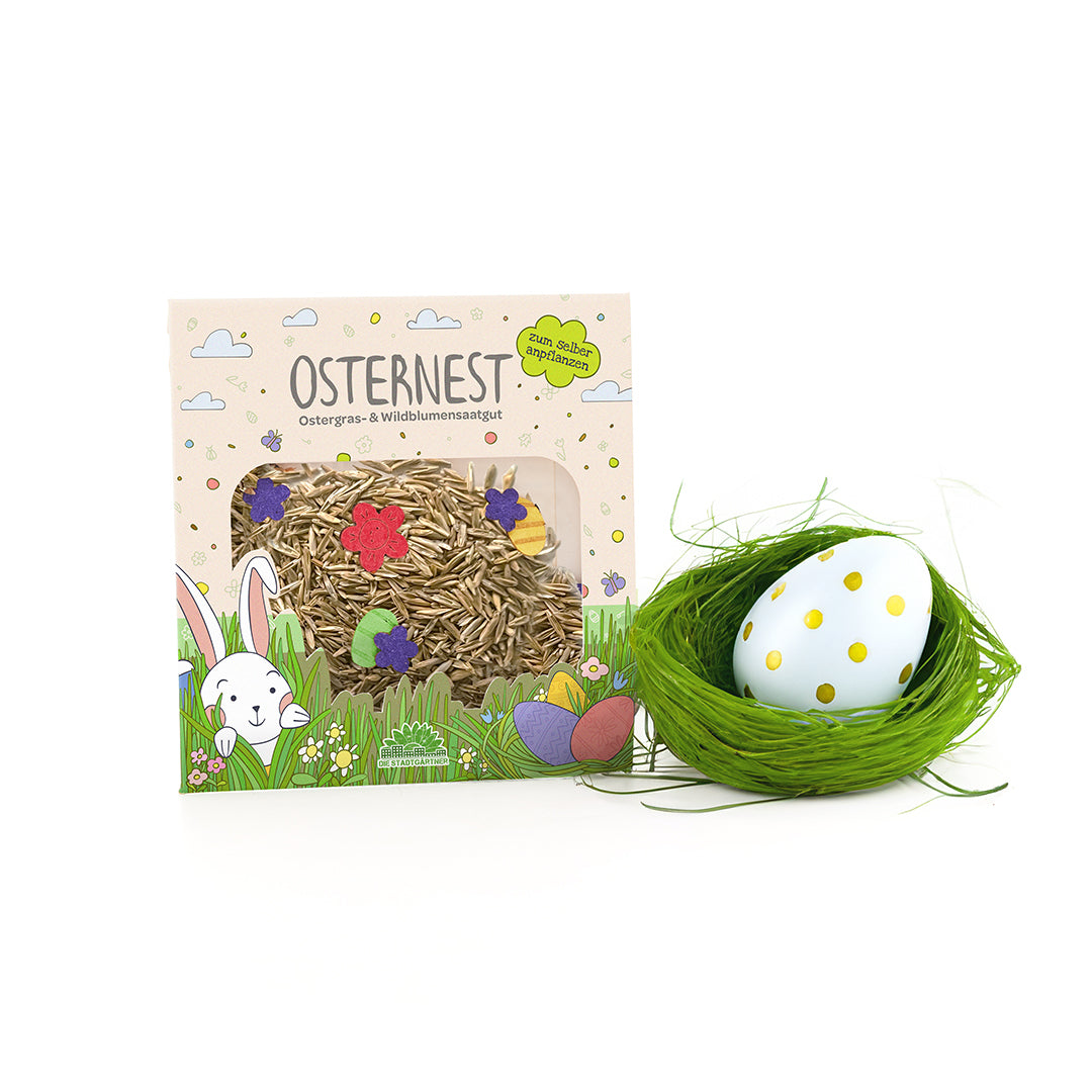 Ostergras für das Osternest