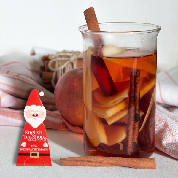 Appel &amp; Kaneel theezakjes biologisch – Opa Kerstman