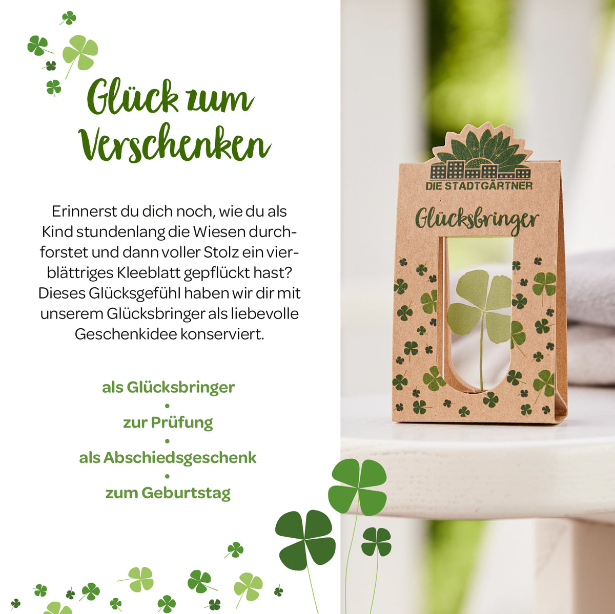 Glück zum verschenken