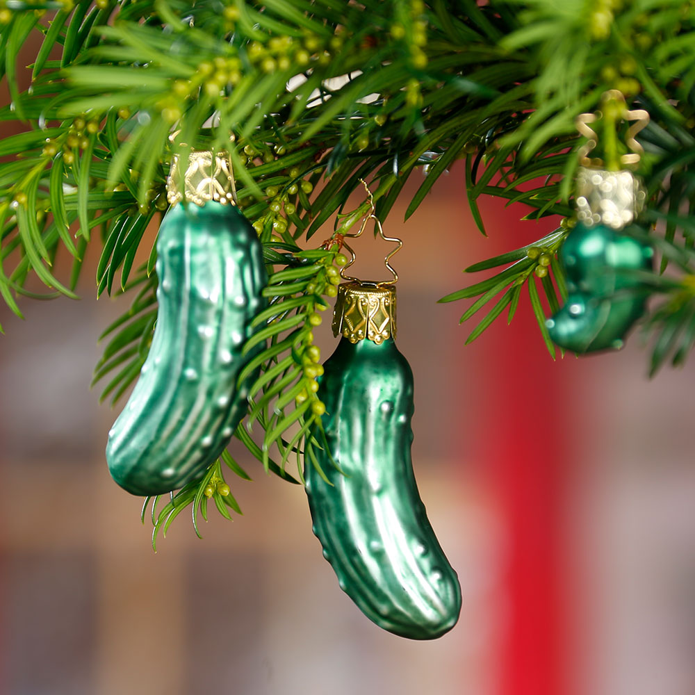 Kerst komkommerboom decoratie