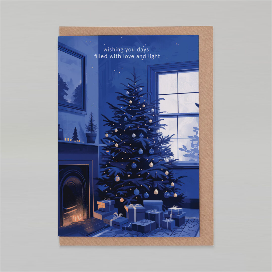 Kerstkaart "Home For The Holidays"